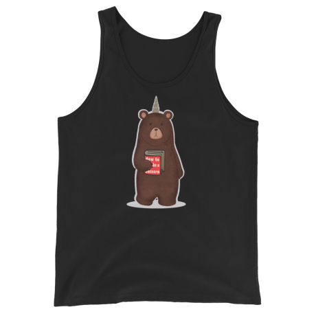 1-tank-top-how-to-be-a-unicorn-bear-black-product-front.webp